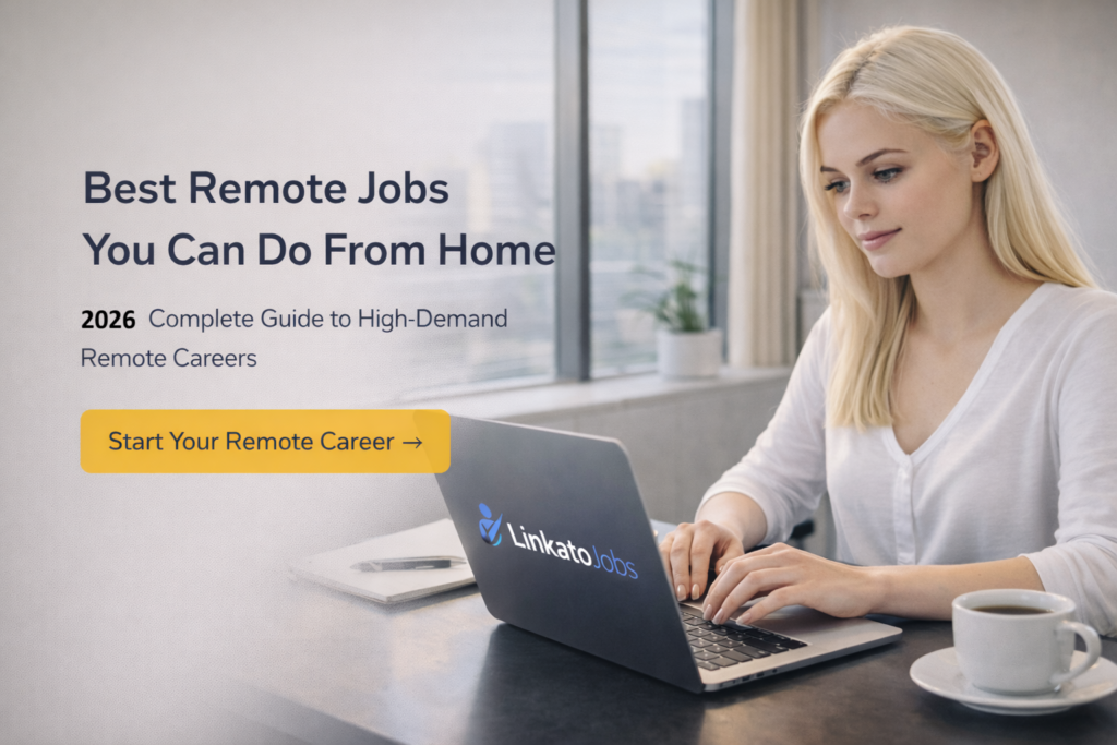 Remote professional working from home on laptop in modern workspace