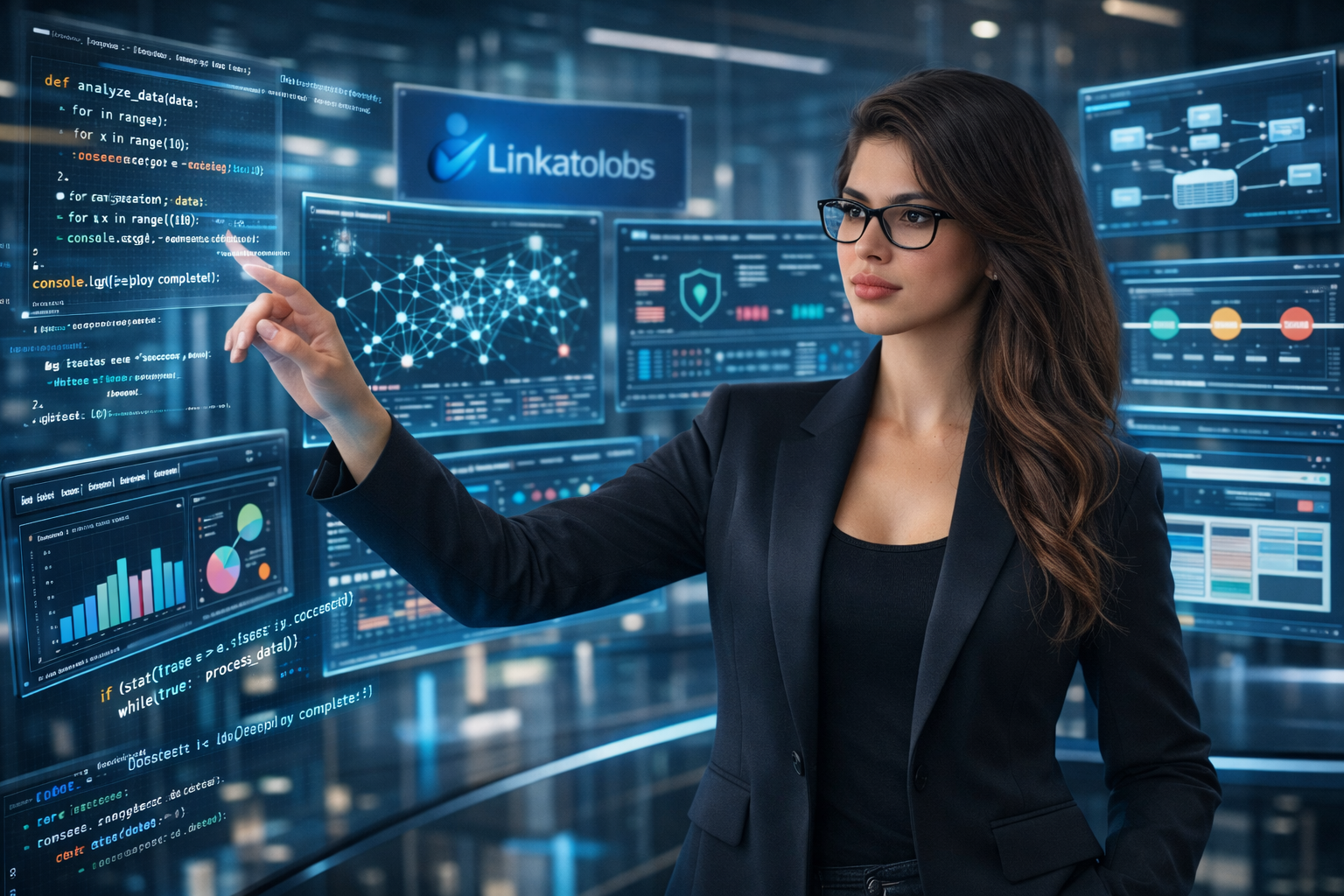 Corporate meeting in  office